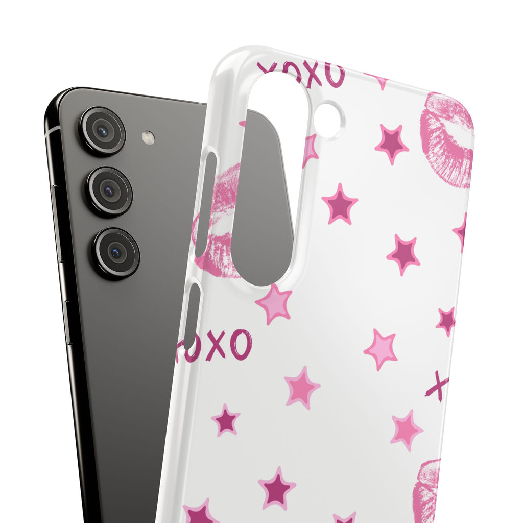 Kisses & Stars Snap Phone Case 💋