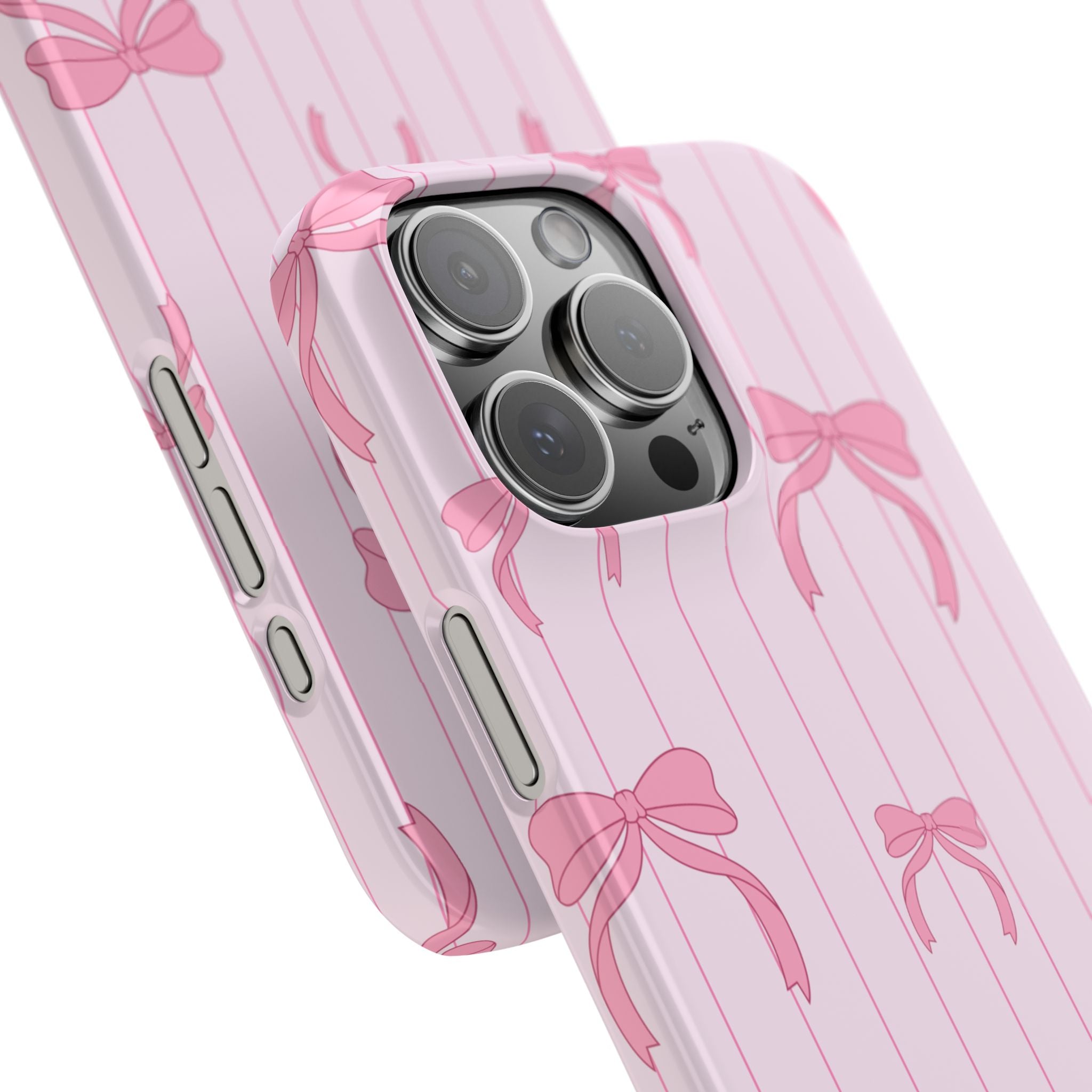 Pink Bow Pattern Phone Case 🎀