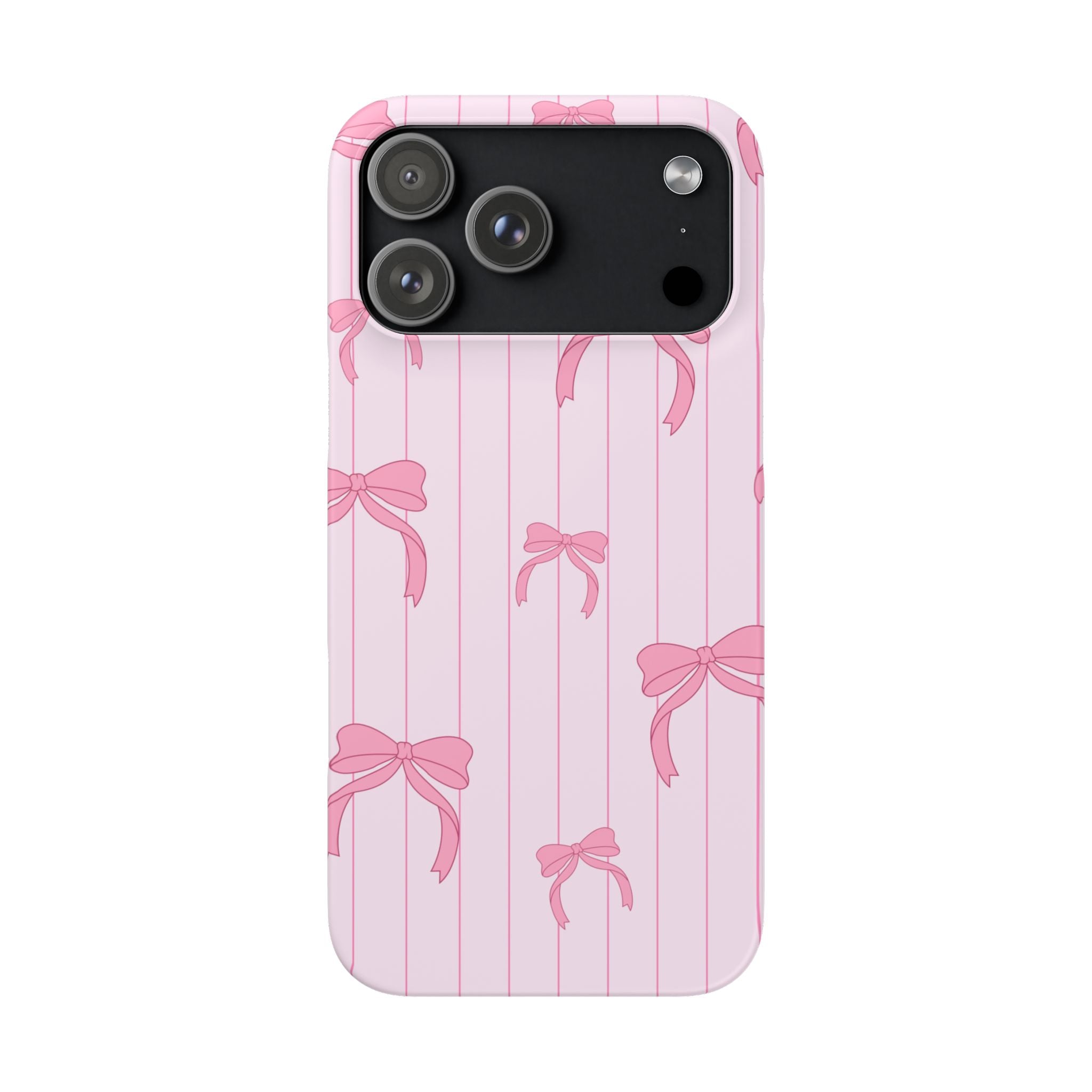 Pink Bow Pattern Phone Case 🎀