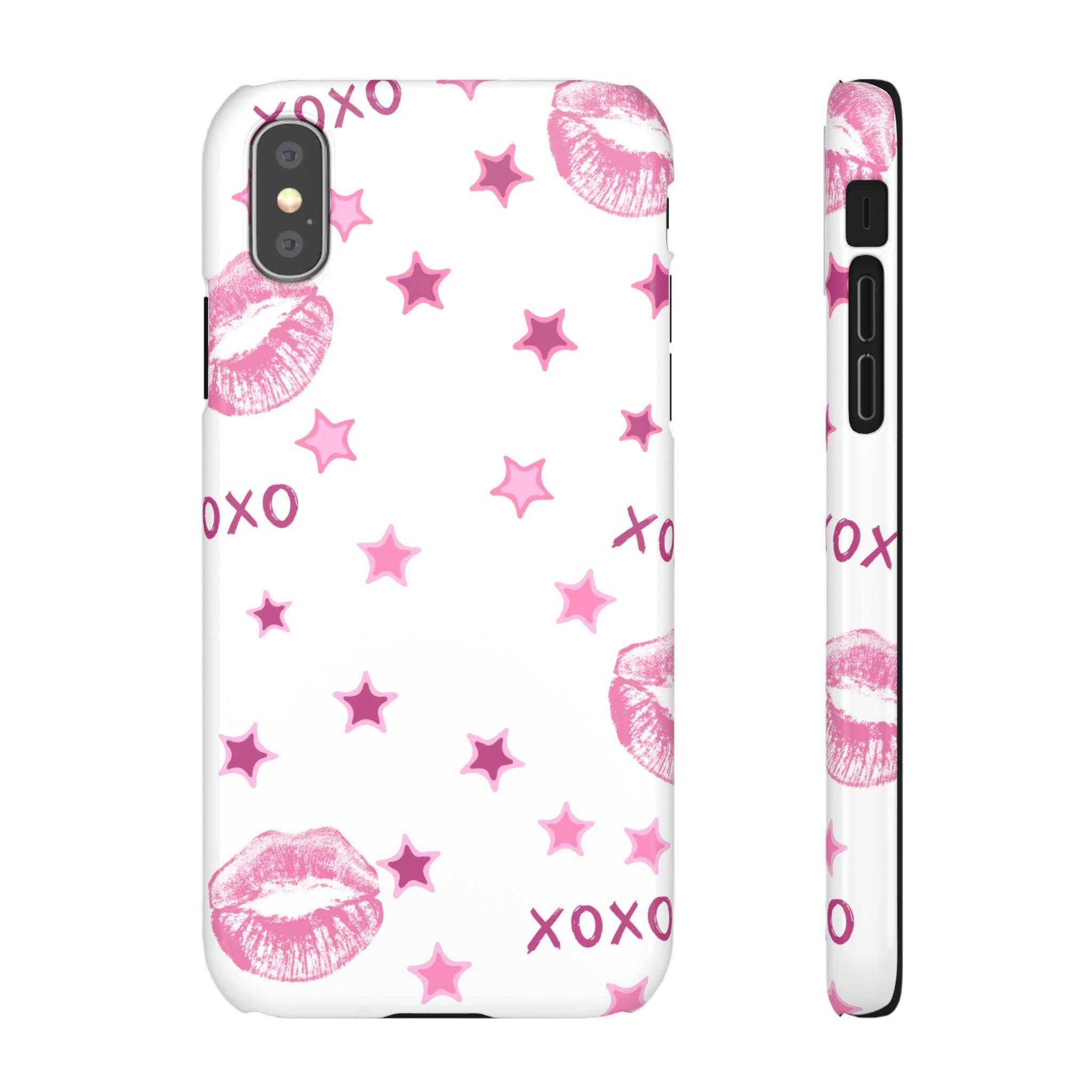 Kisses & Stars Snap Phone Case 💋