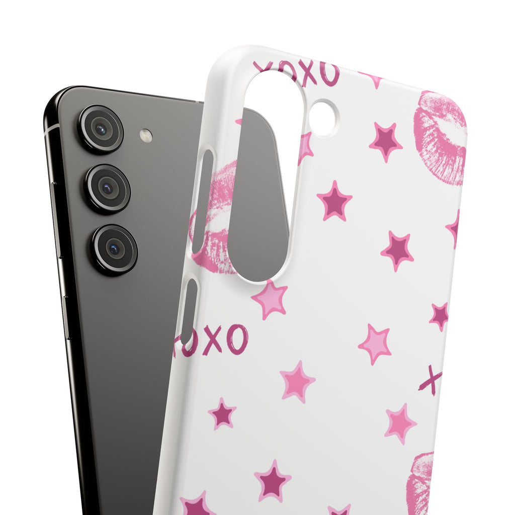 Kisses & Stars Snap Phone Case 💋