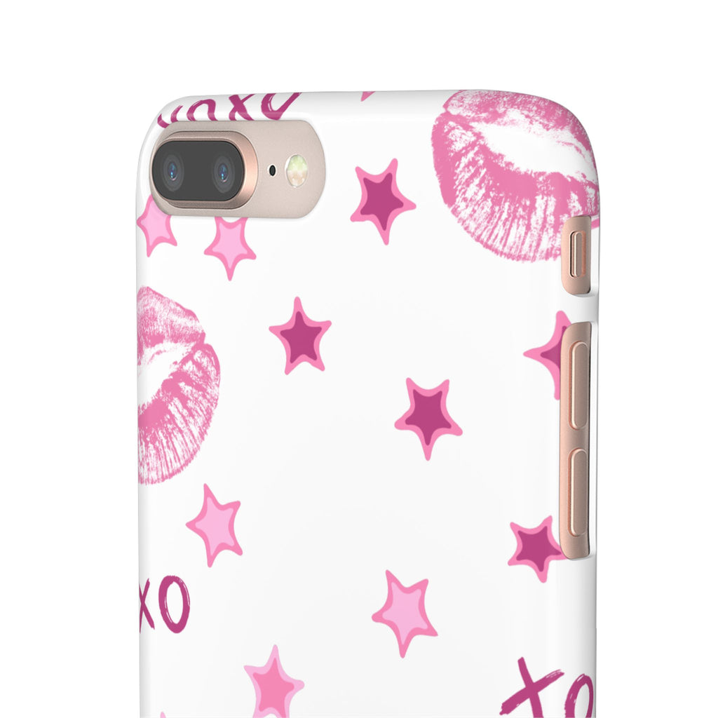 Kisses & Stars Snap Phone Case 💋