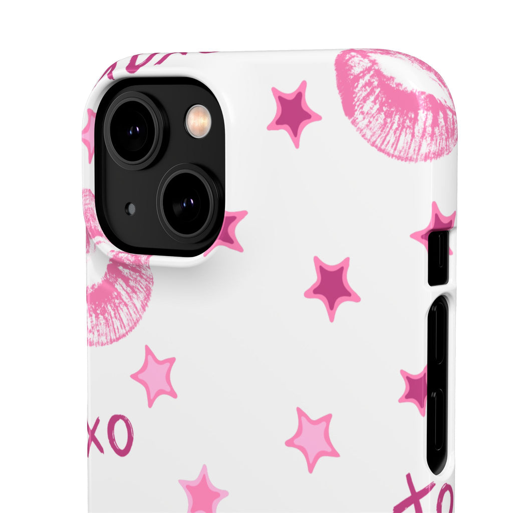 Kisses & Stars Snap Phone Case 💋