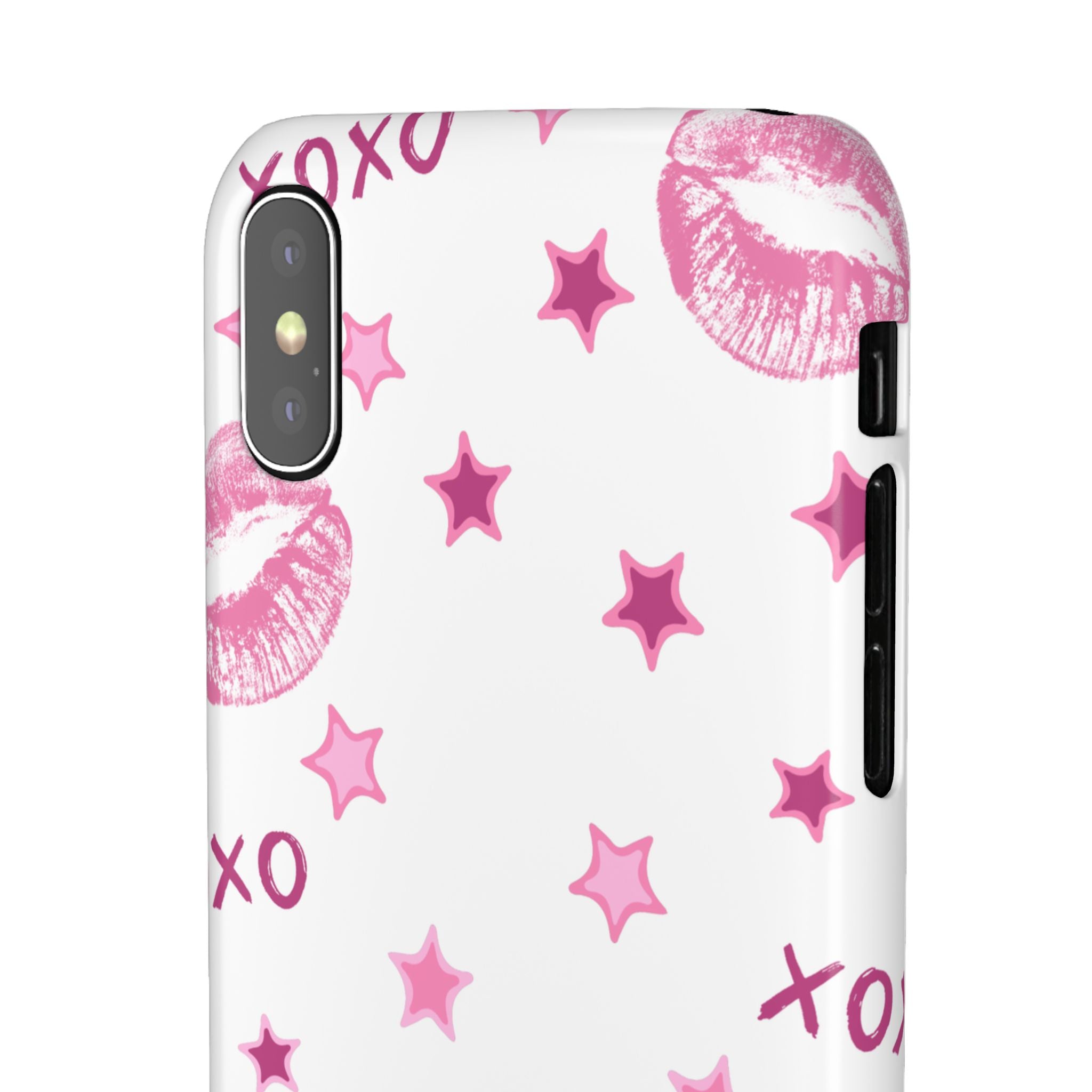 Kisses & Stars Snap Phone Case 💋