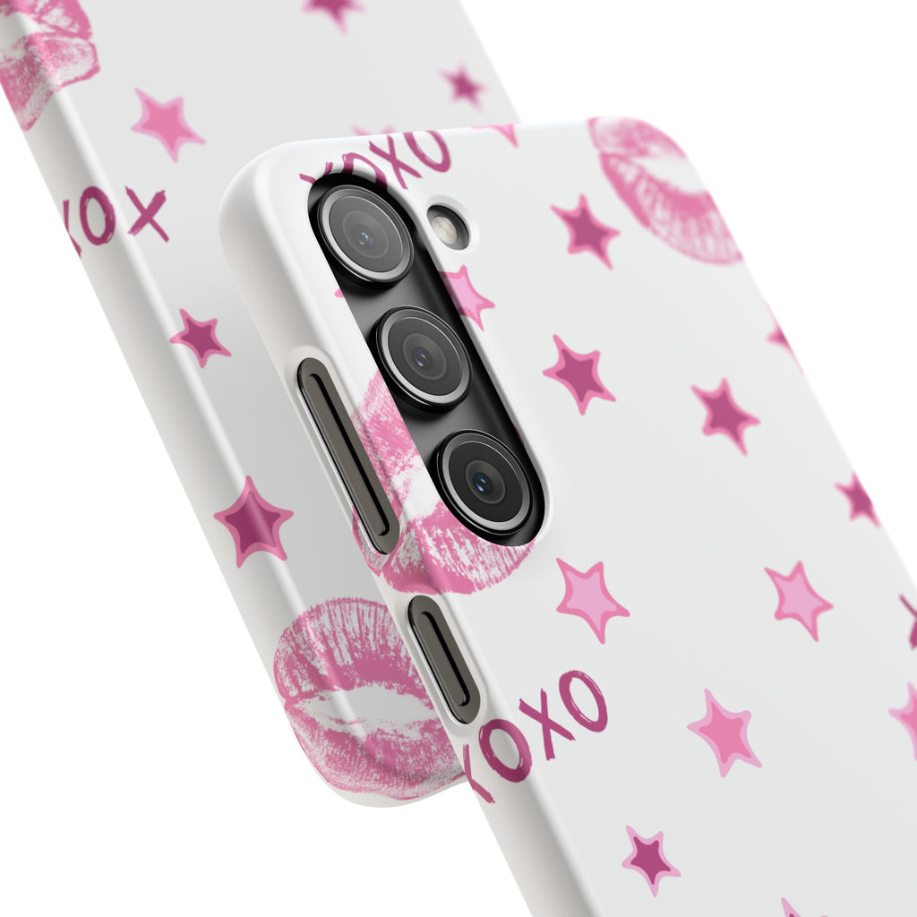 Kisses & Stars Snap Phone Case 💋
