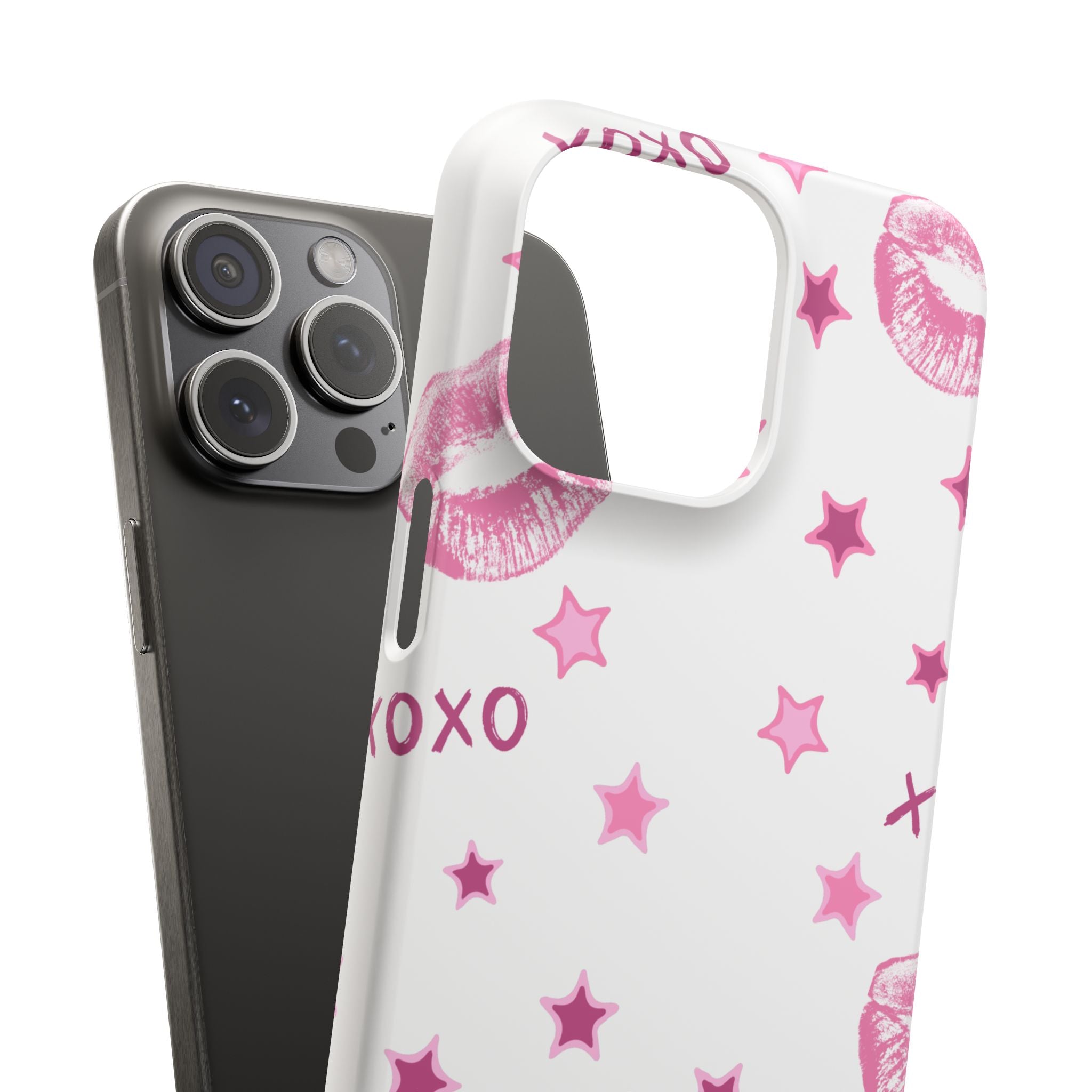 Kisses & Stars Snap Phone Case 💋