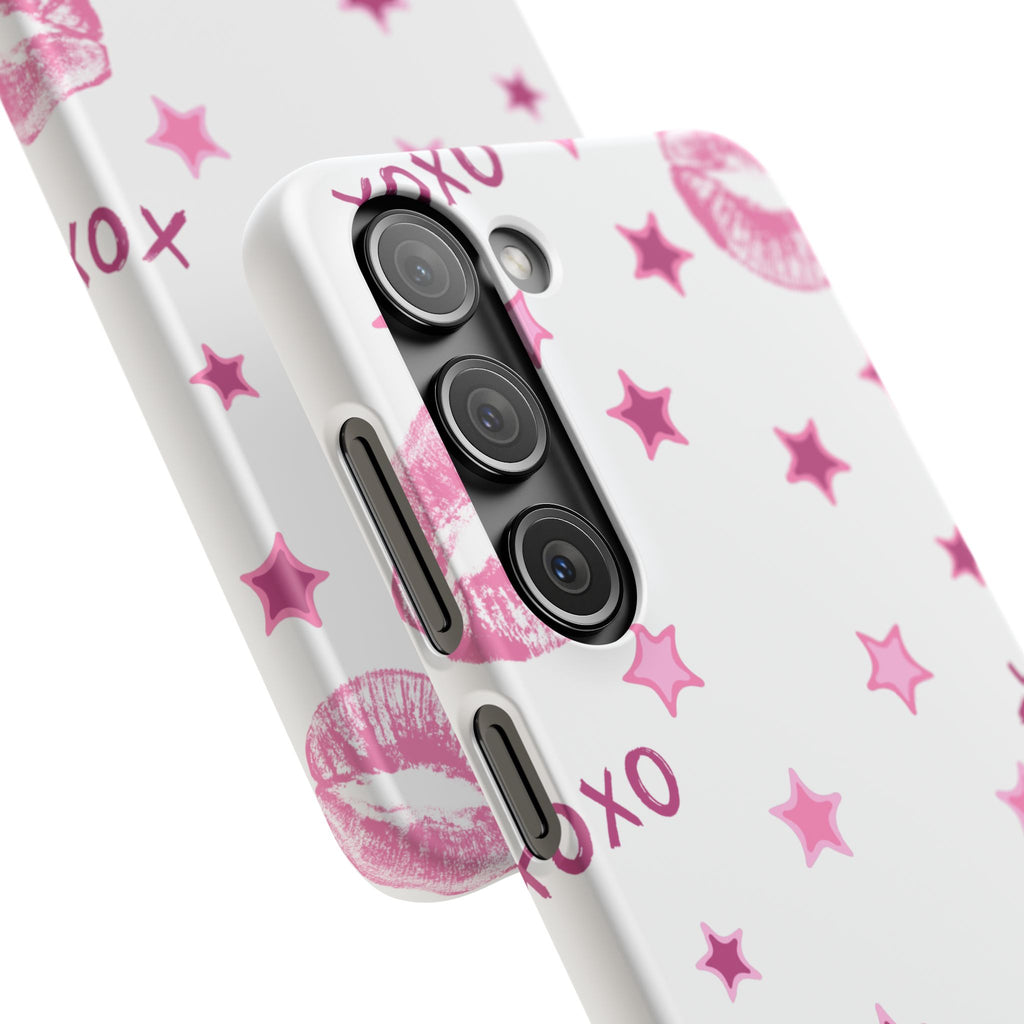 Kisses & Stars Snap Phone Case 💋