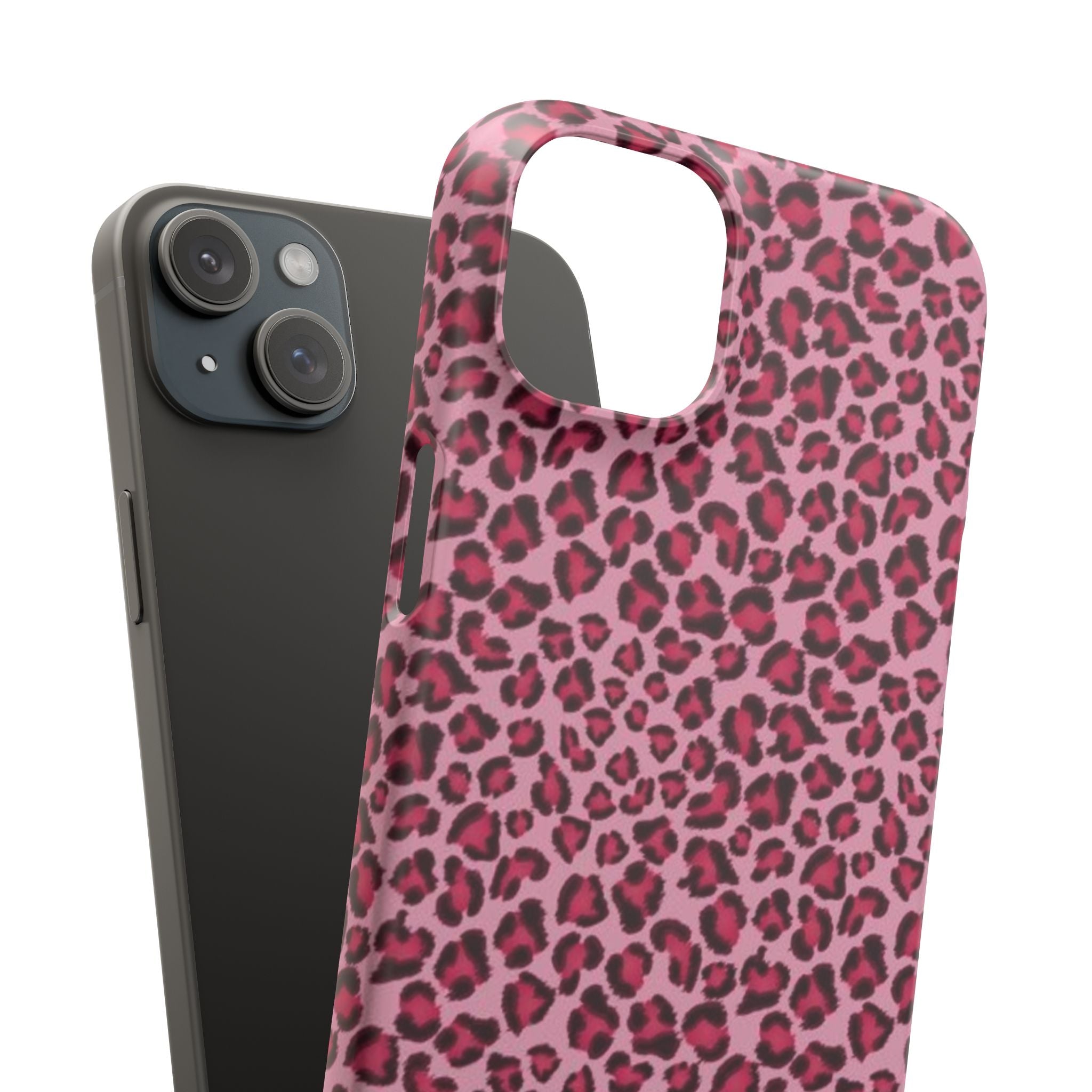 Pink Leopard Print Phone Case