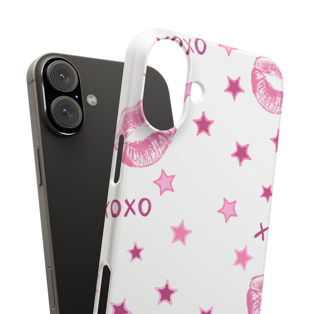 Kisses & Stars Snap Phone Case 💋