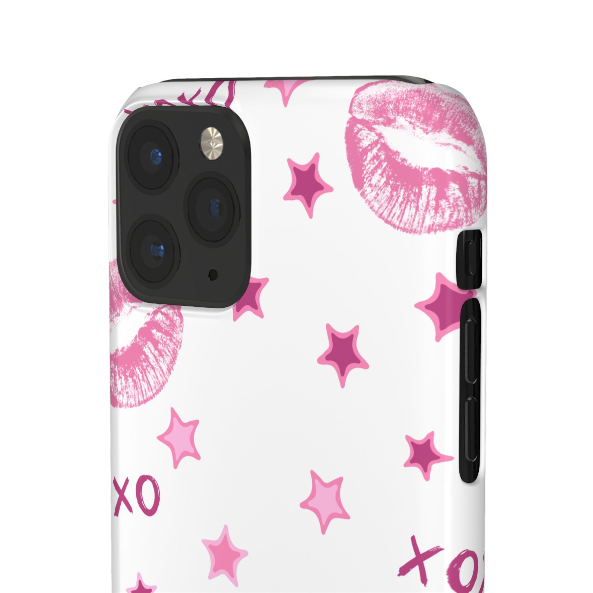 Kisses & Stars Snap Phone Case 💋