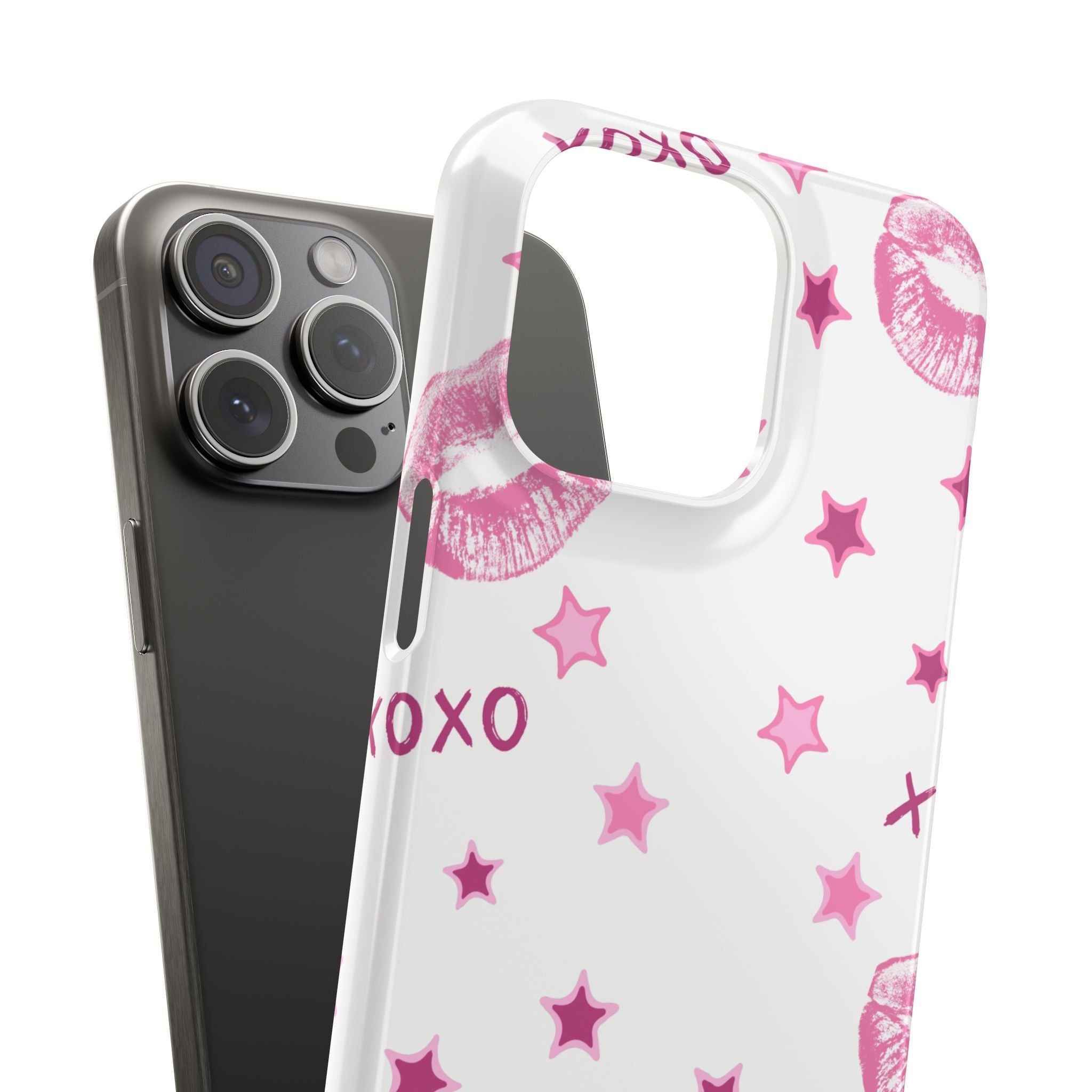 Kisses & Stars Snap Phone Case 💋