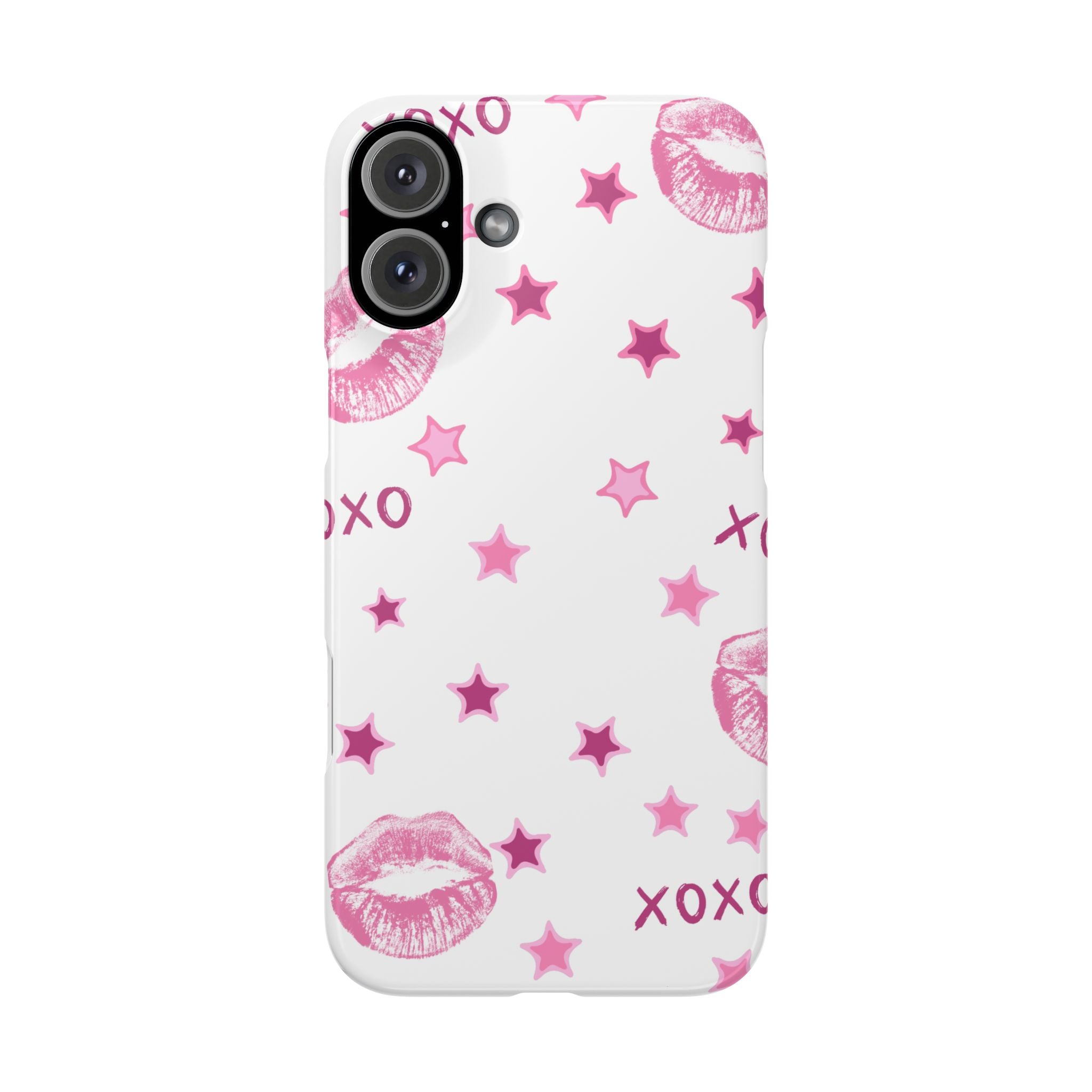 Kisses & Stars Snap Phone Case 💋