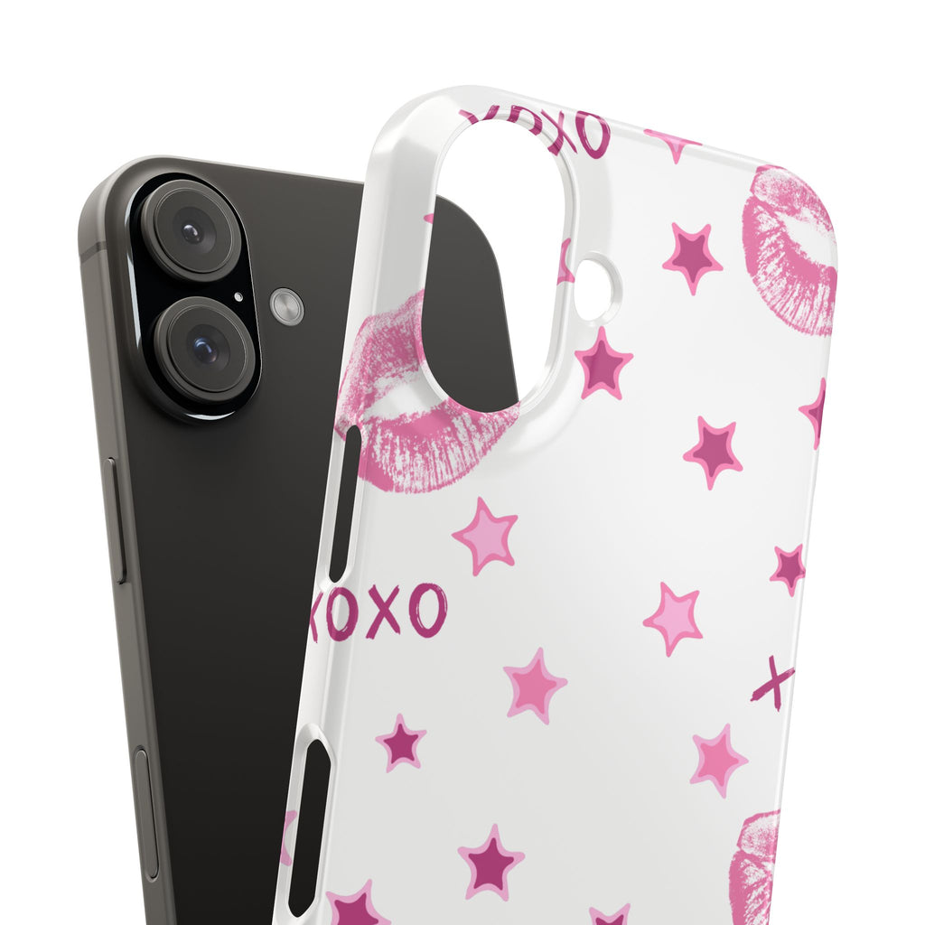 Kisses & Stars Snap Phone Case 💋