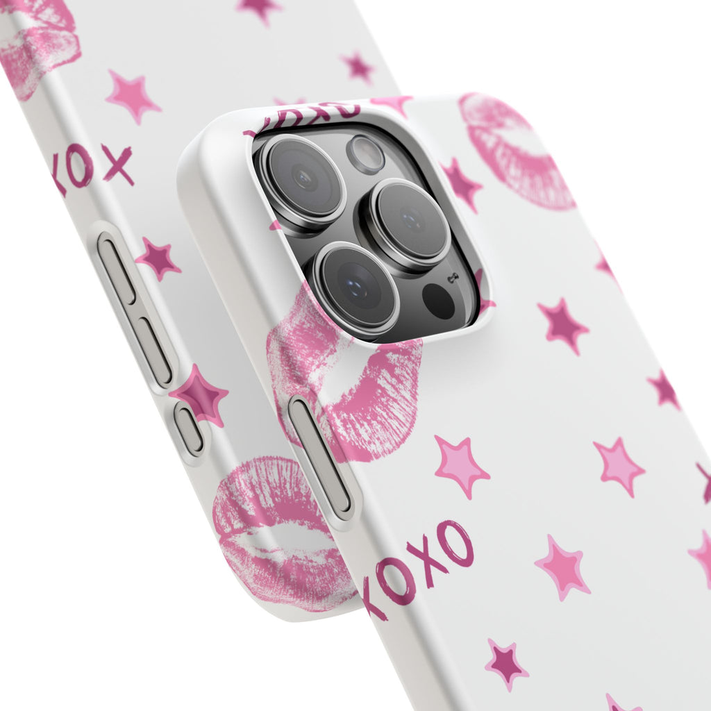 Kisses & Stars Snap Phone Case 💋