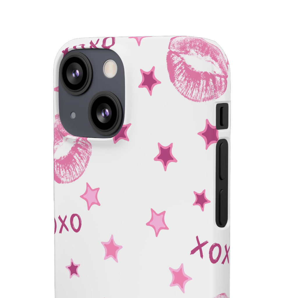 Kisses & Stars Snap Phone Case 💋