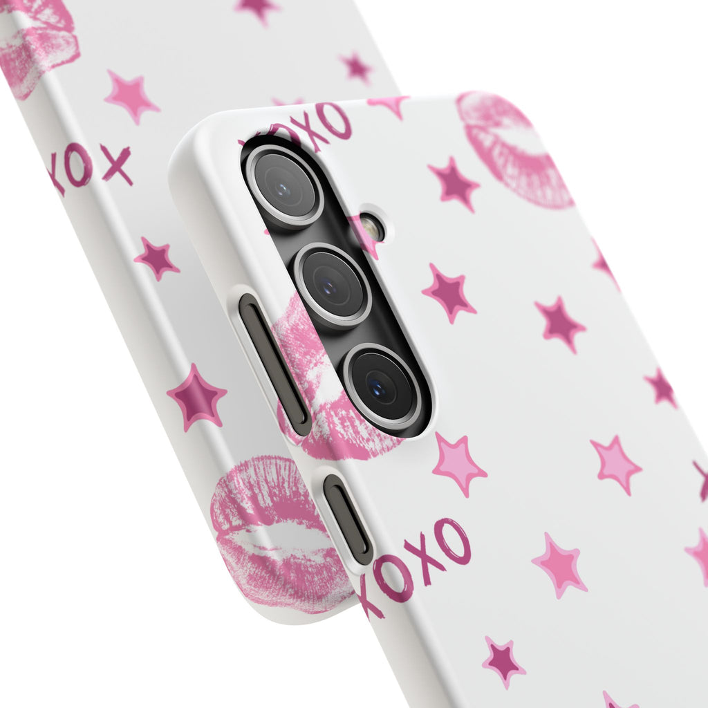 Kisses & Stars Snap Phone Case 💋