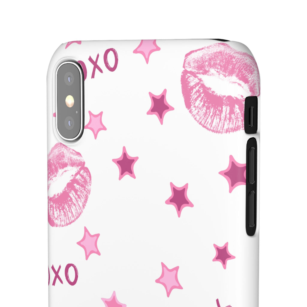 Kisses & Stars Snap Phone Case 💋