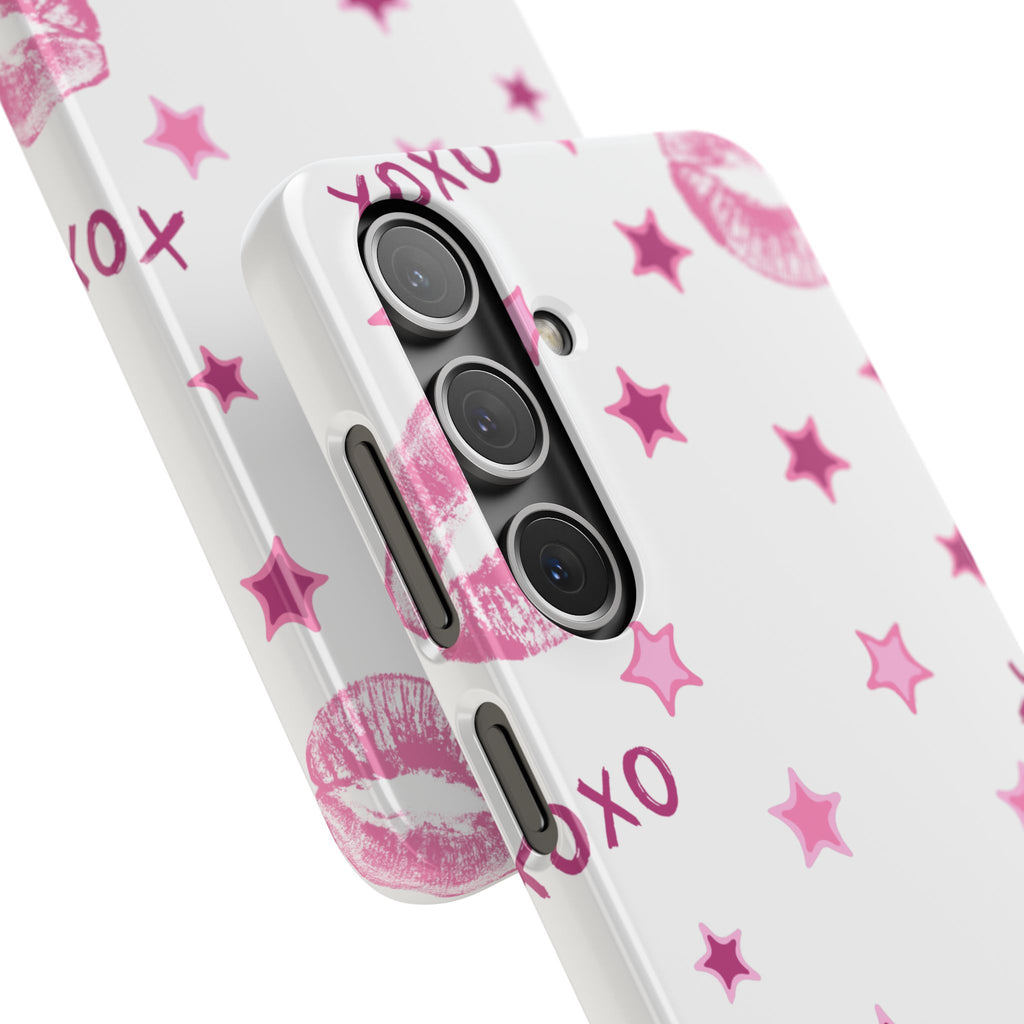 Kisses & Stars Snap Phone Case 💋
