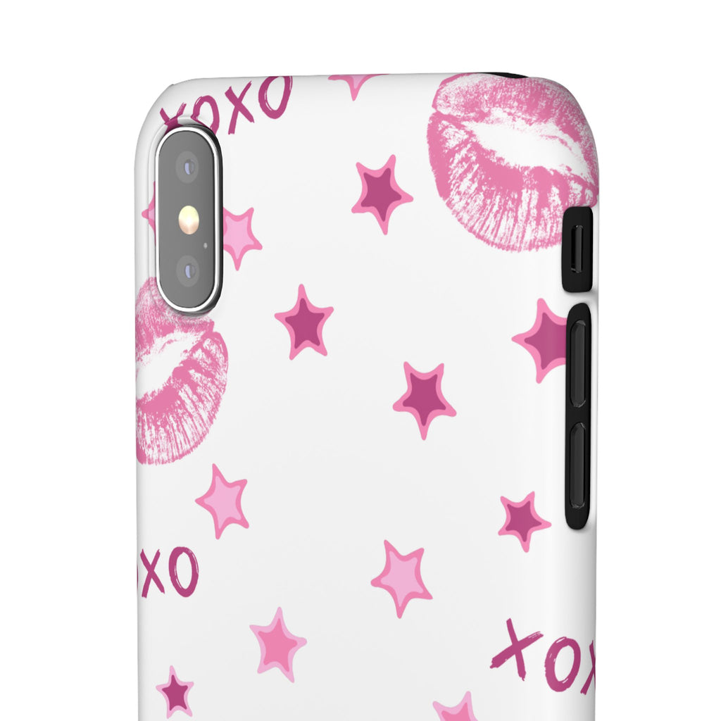 Kisses & Stars Snap Phone Case 💋