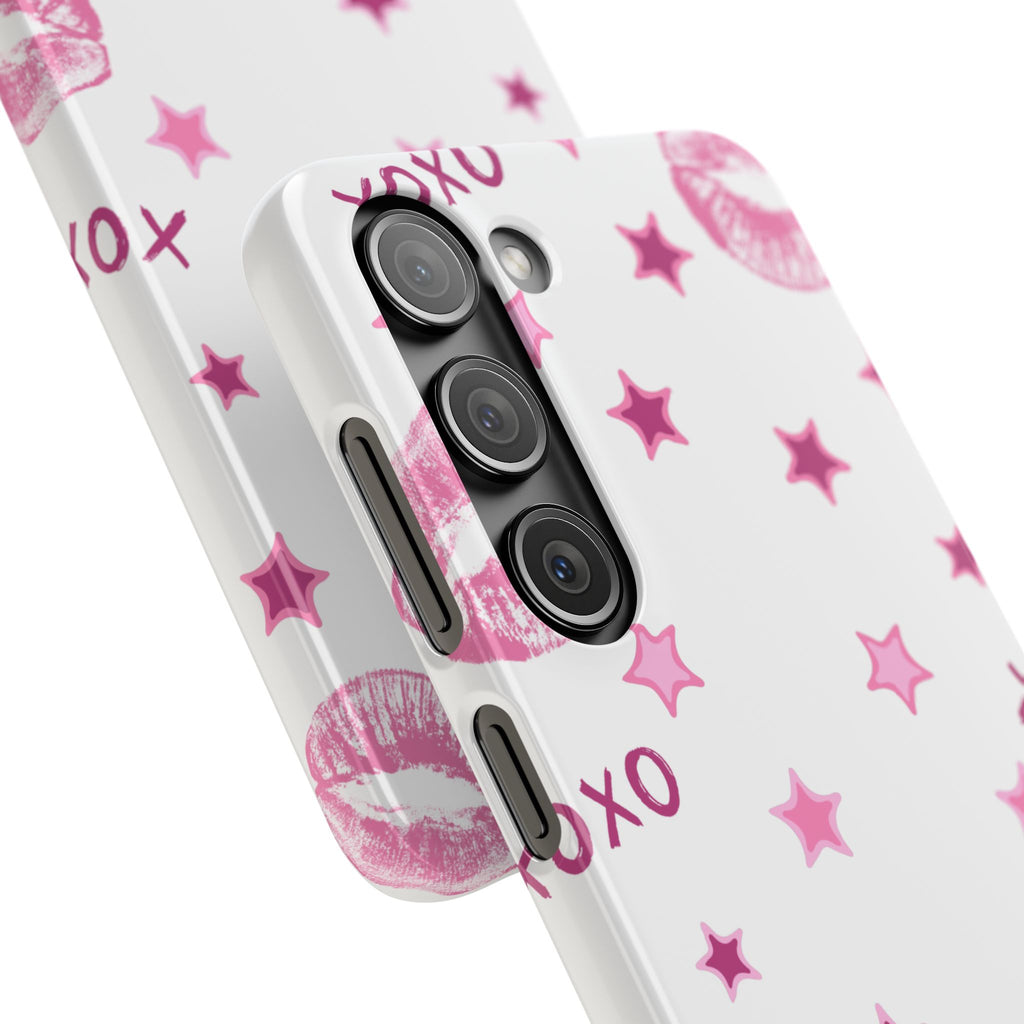 Kisses & Stars Snap Phone Case 💋