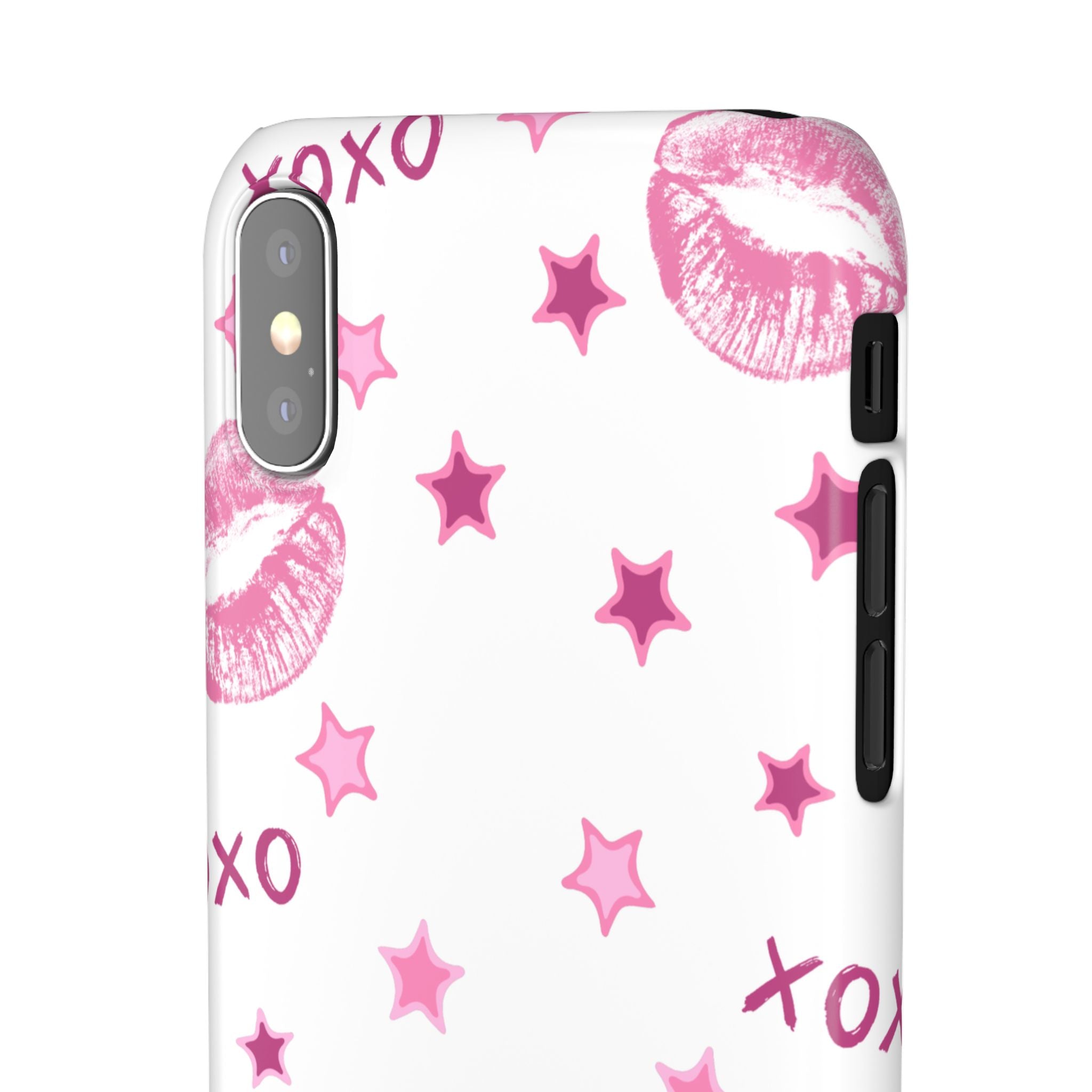 Kisses & Stars Snap Phone Case 💋