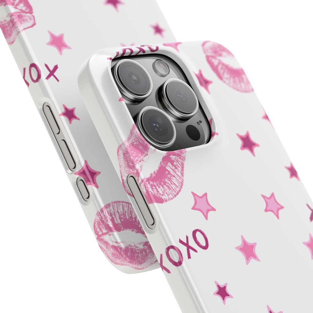Kisses & Stars Snap Phone Case 💋