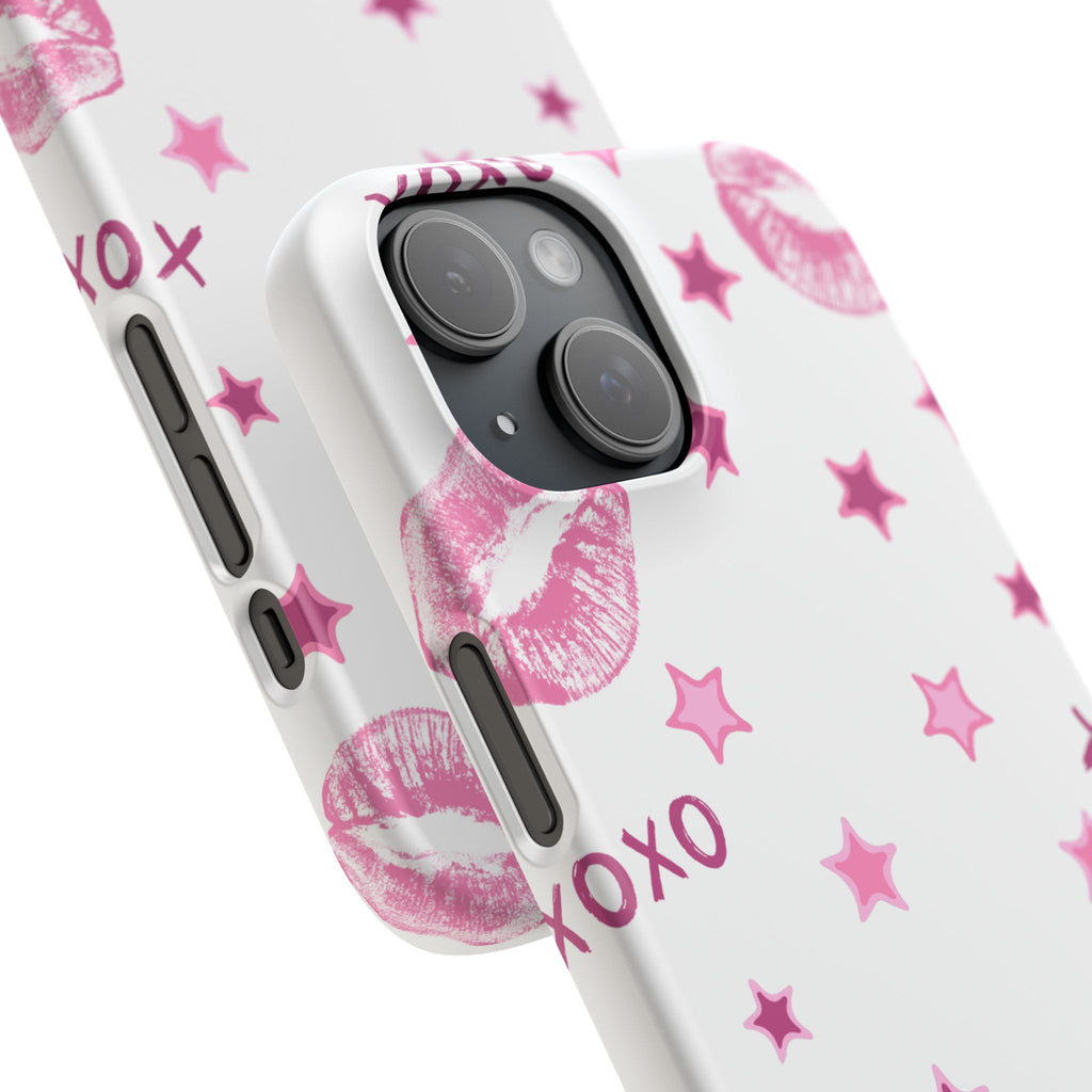 Kisses & Stars Snap Phone Case 💋