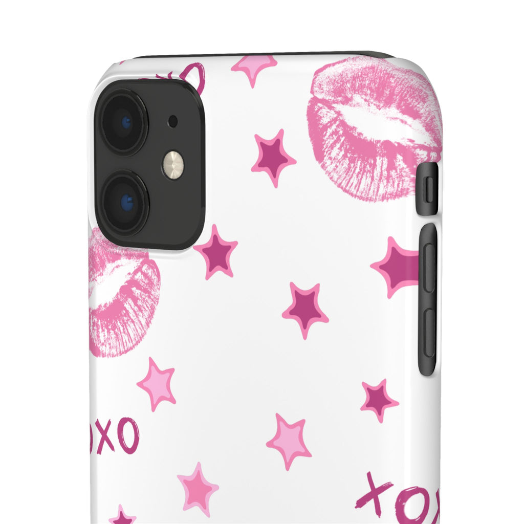 Kisses & Stars Snap Phone Case 💋