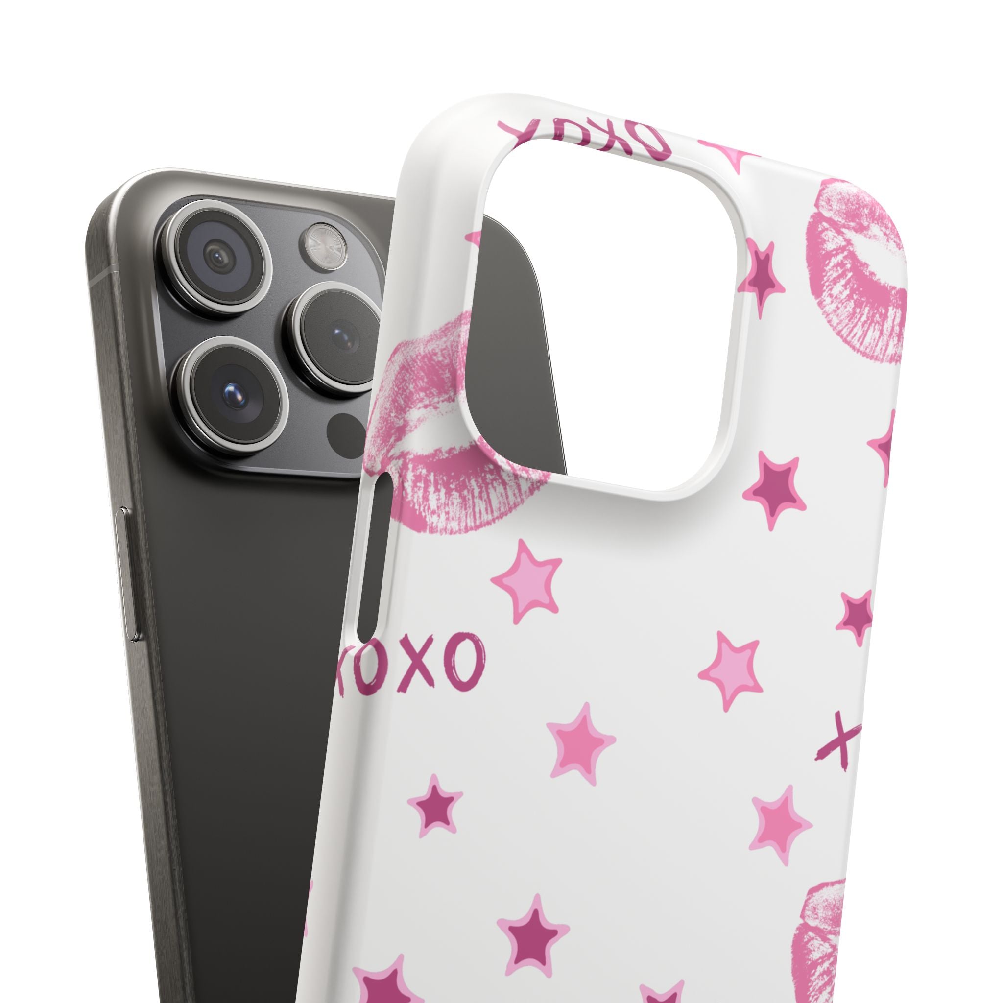 Kisses & Stars Snap Phone Case 💋