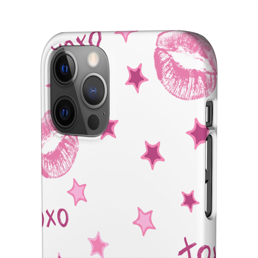Kisses & Stars Snap Phone Case 💋