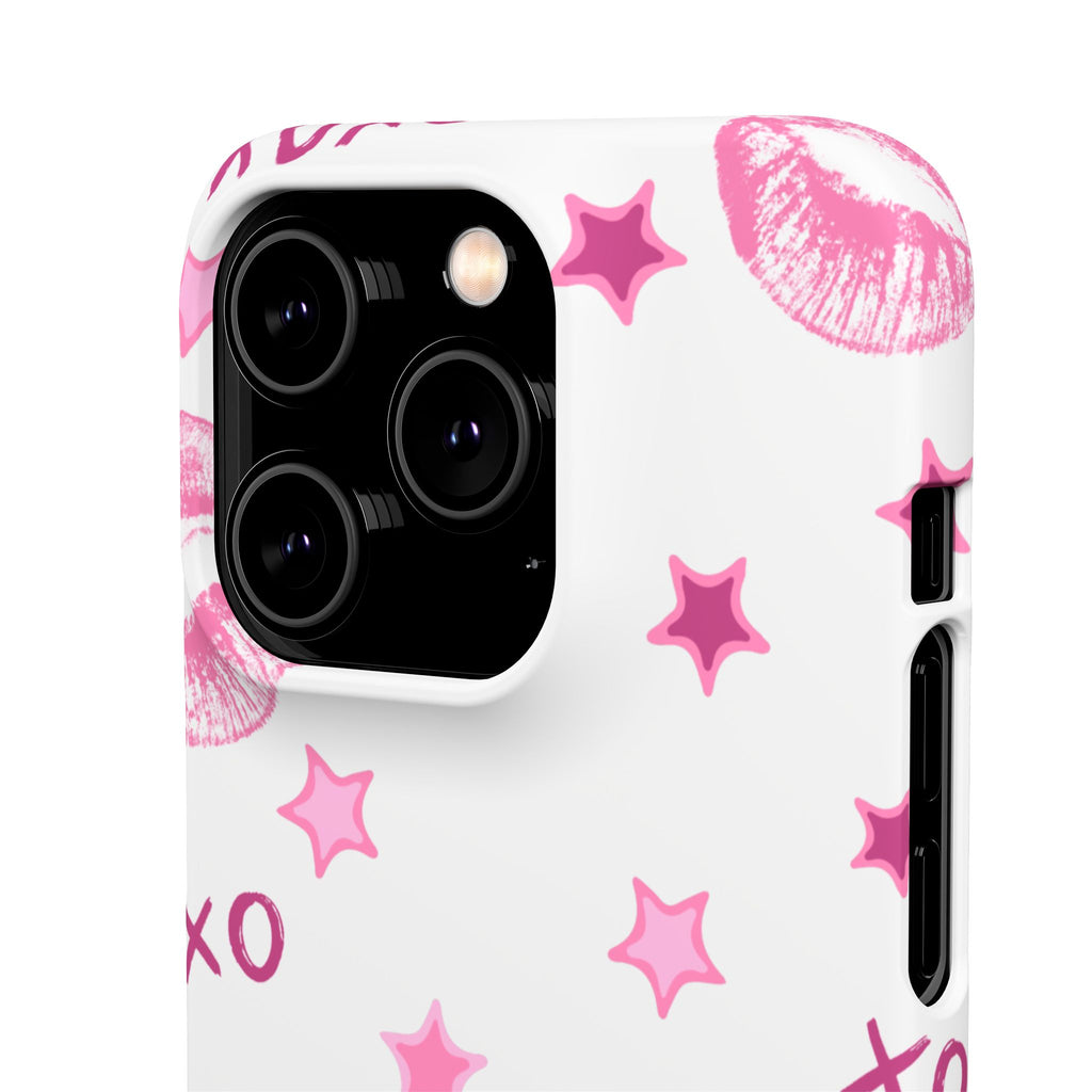Kisses & Stars Snap Phone Case 💋