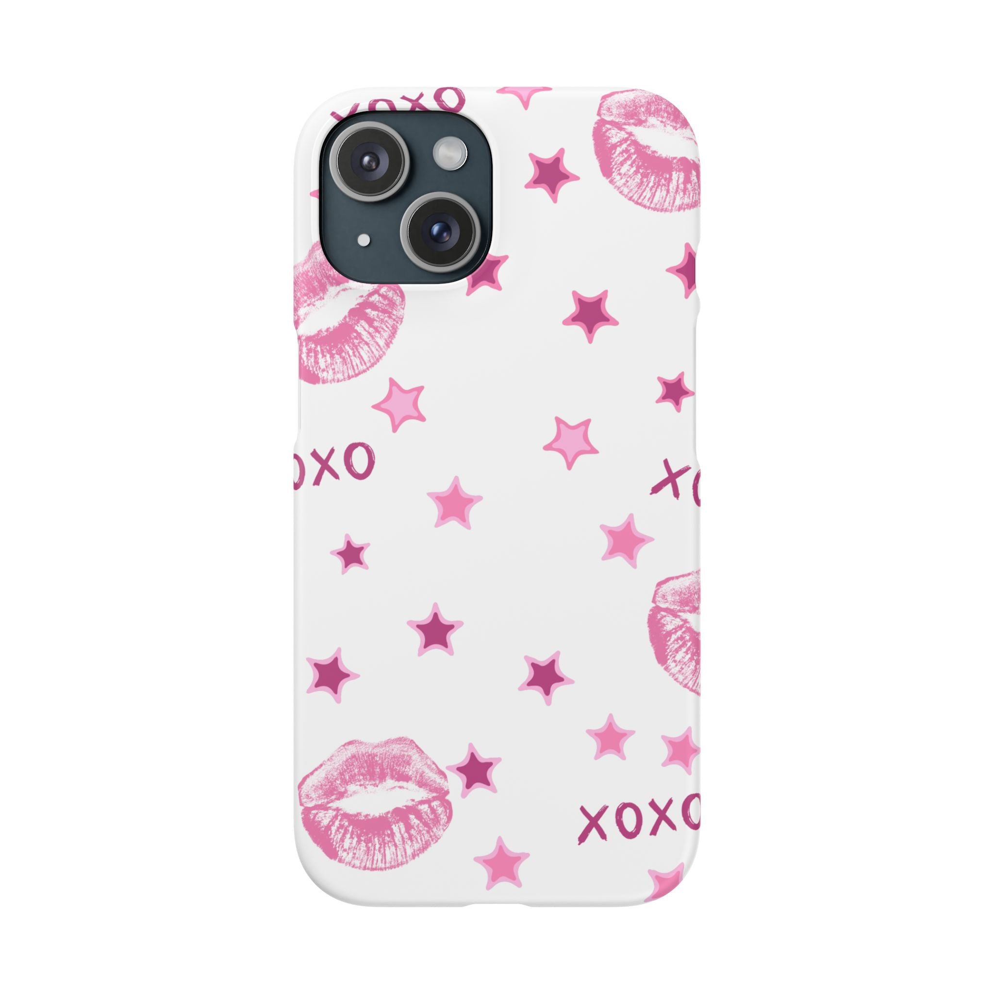 Kisses & Stars Snap Phone Case 💋