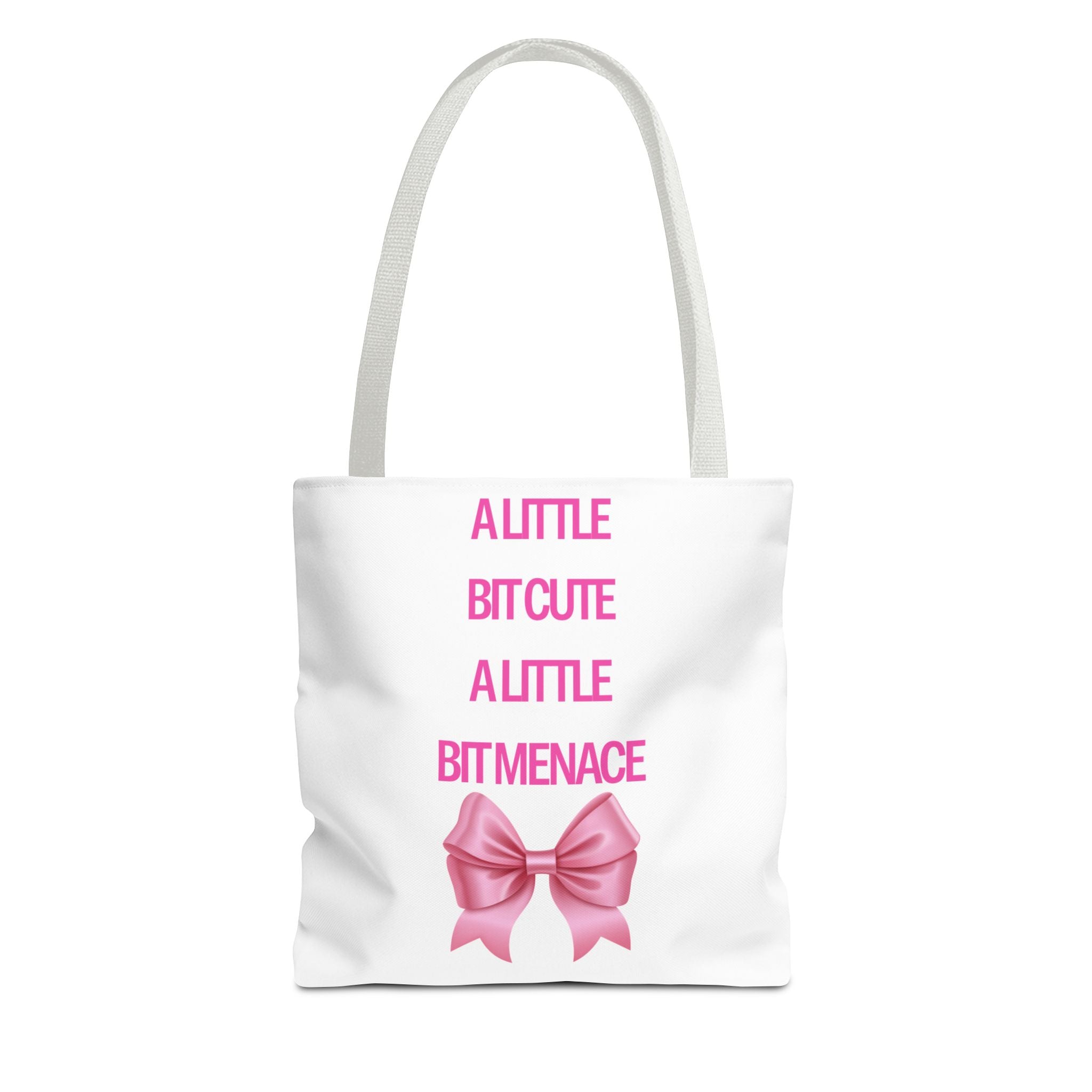 A little bit cute, a little bit menace tote 🎀