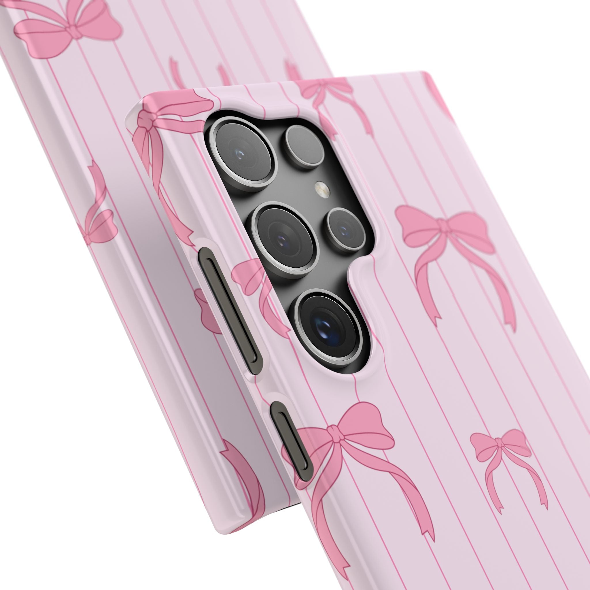 Pink Bow Pattern Phone Case 🎀
