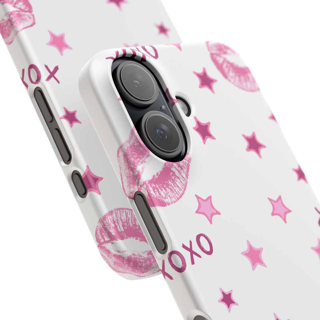 Kisses & Stars Snap Phone Case 💋