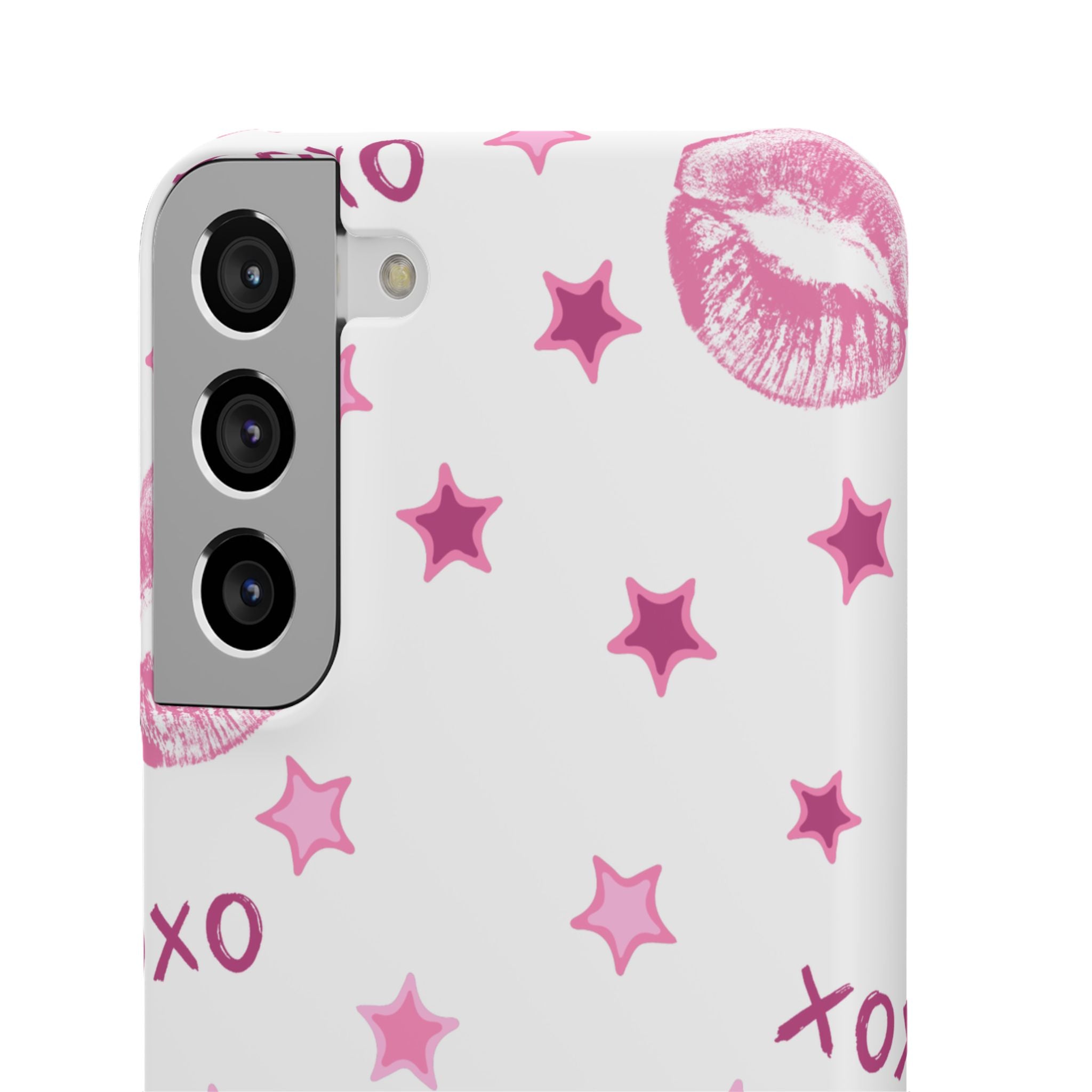 Kisses & Stars Snap Phone Case 💋