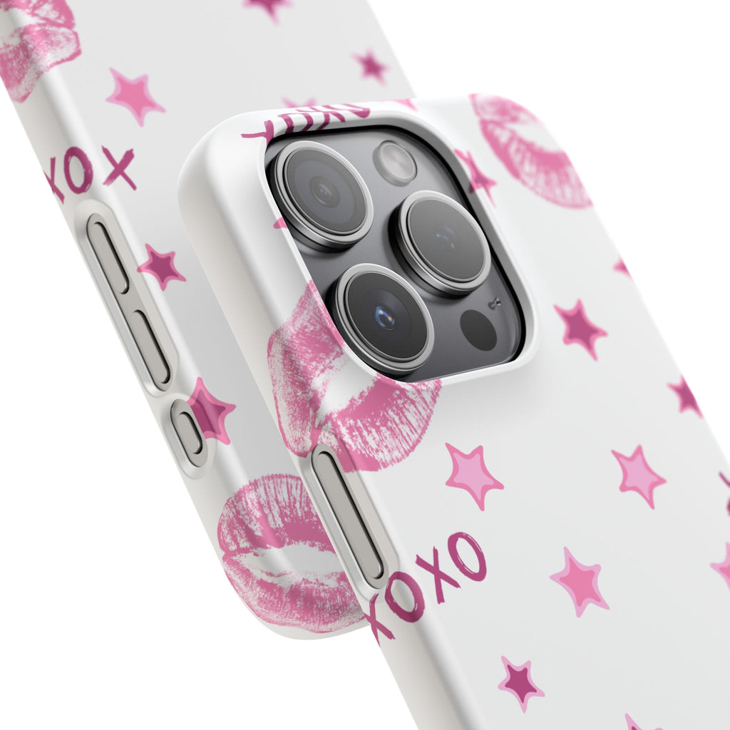 Kisses & Stars Snap Phone Case 💋