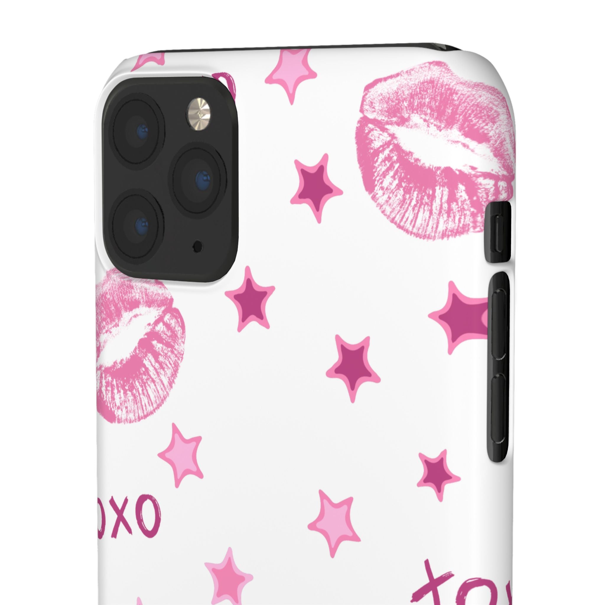 Kisses & Stars Snap Phone Case 💋