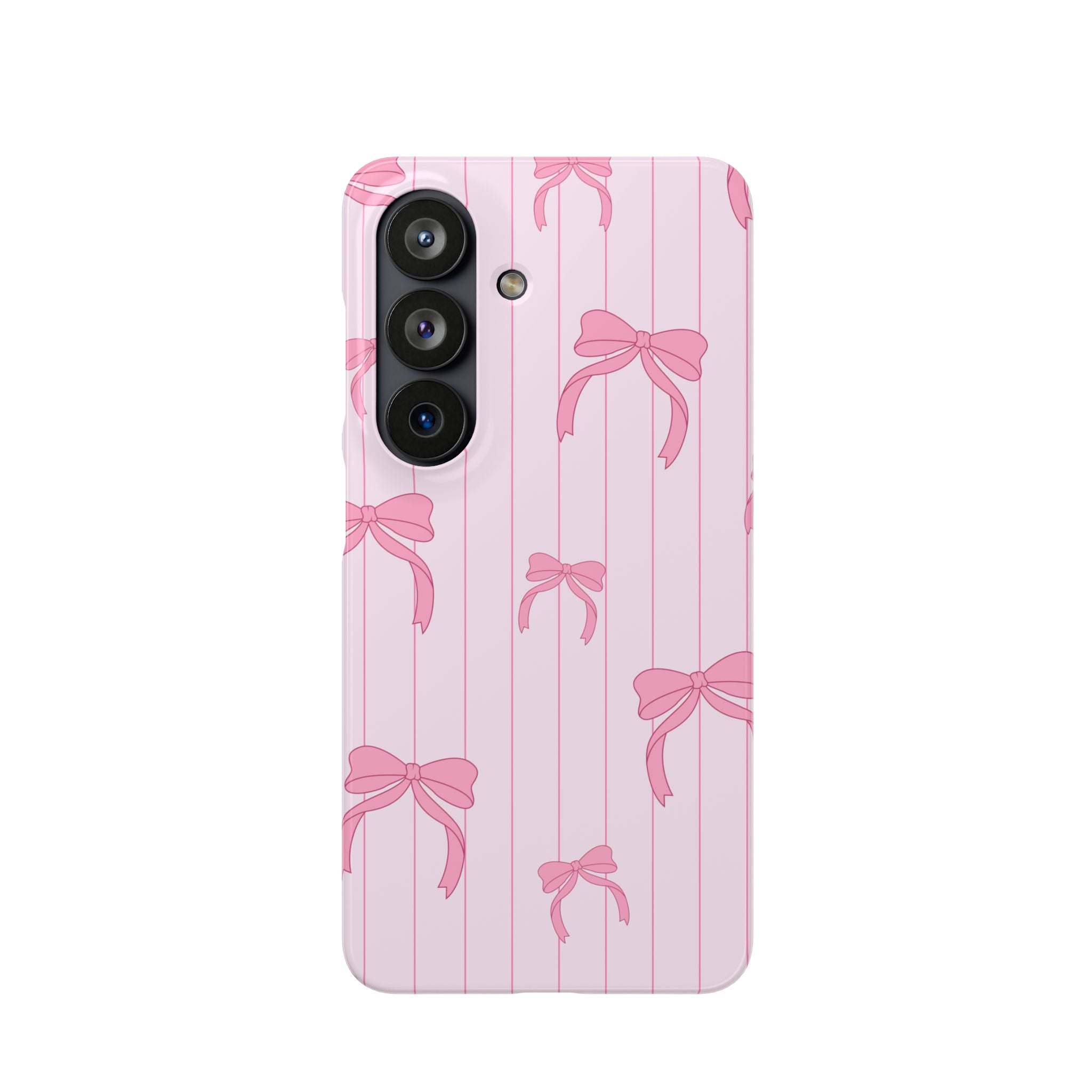 Pink Bow Pattern Phone Case 🎀