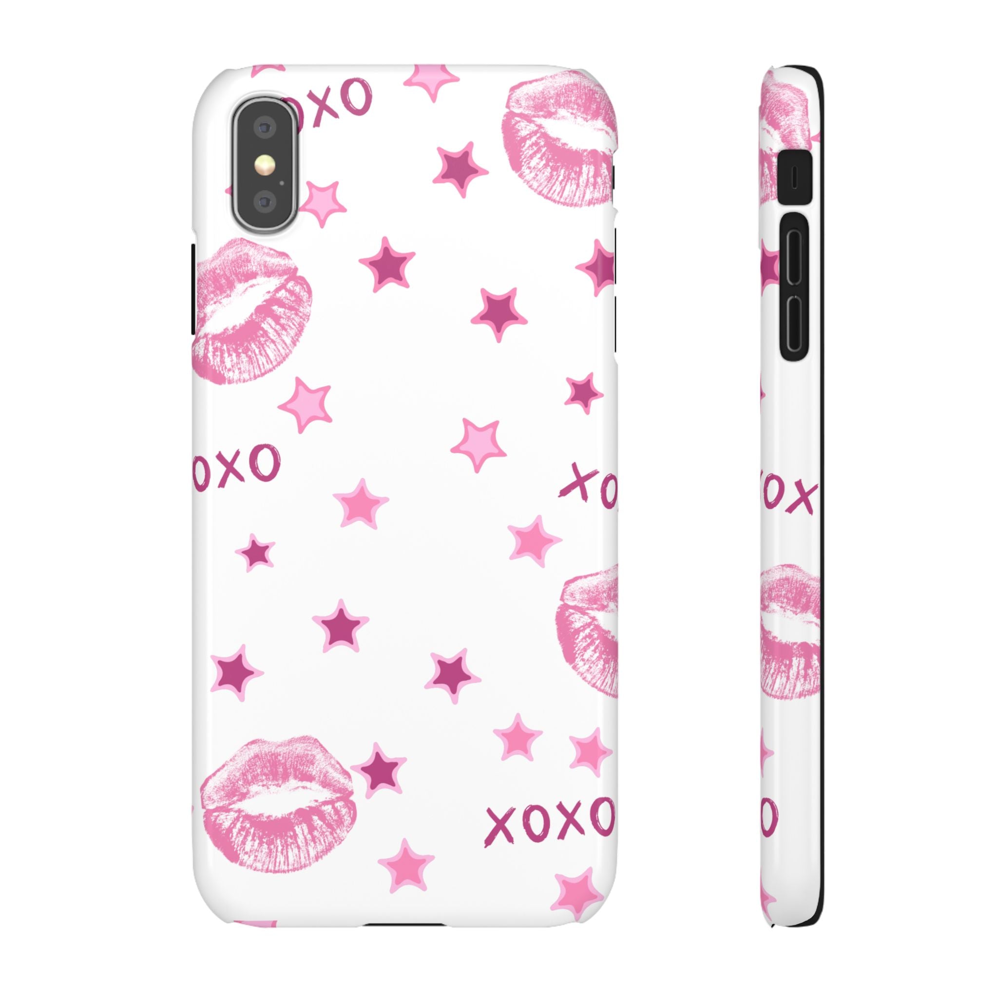Kisses & Stars Snap Phone Case 💋