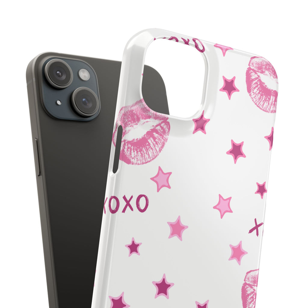Kisses & Stars Snap Phone Case 💋