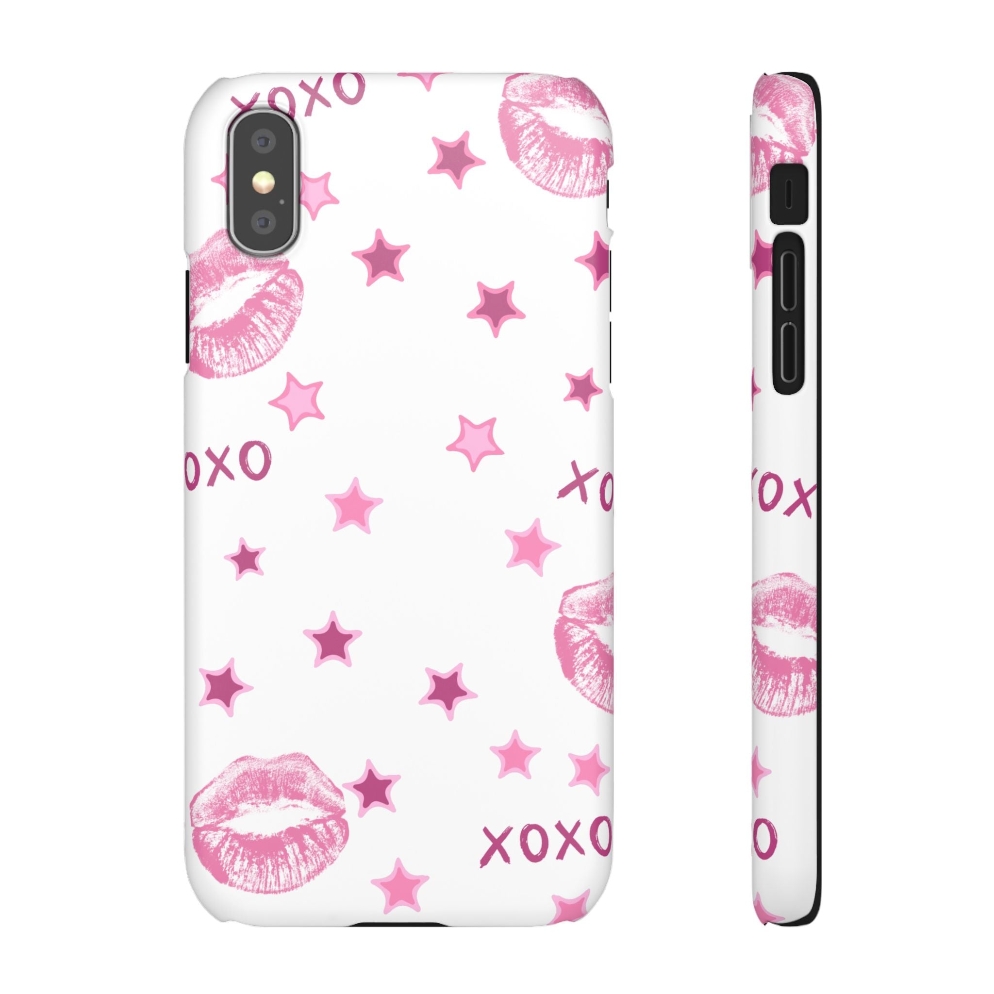 Kisses & Stars Snap Phone Case 💋