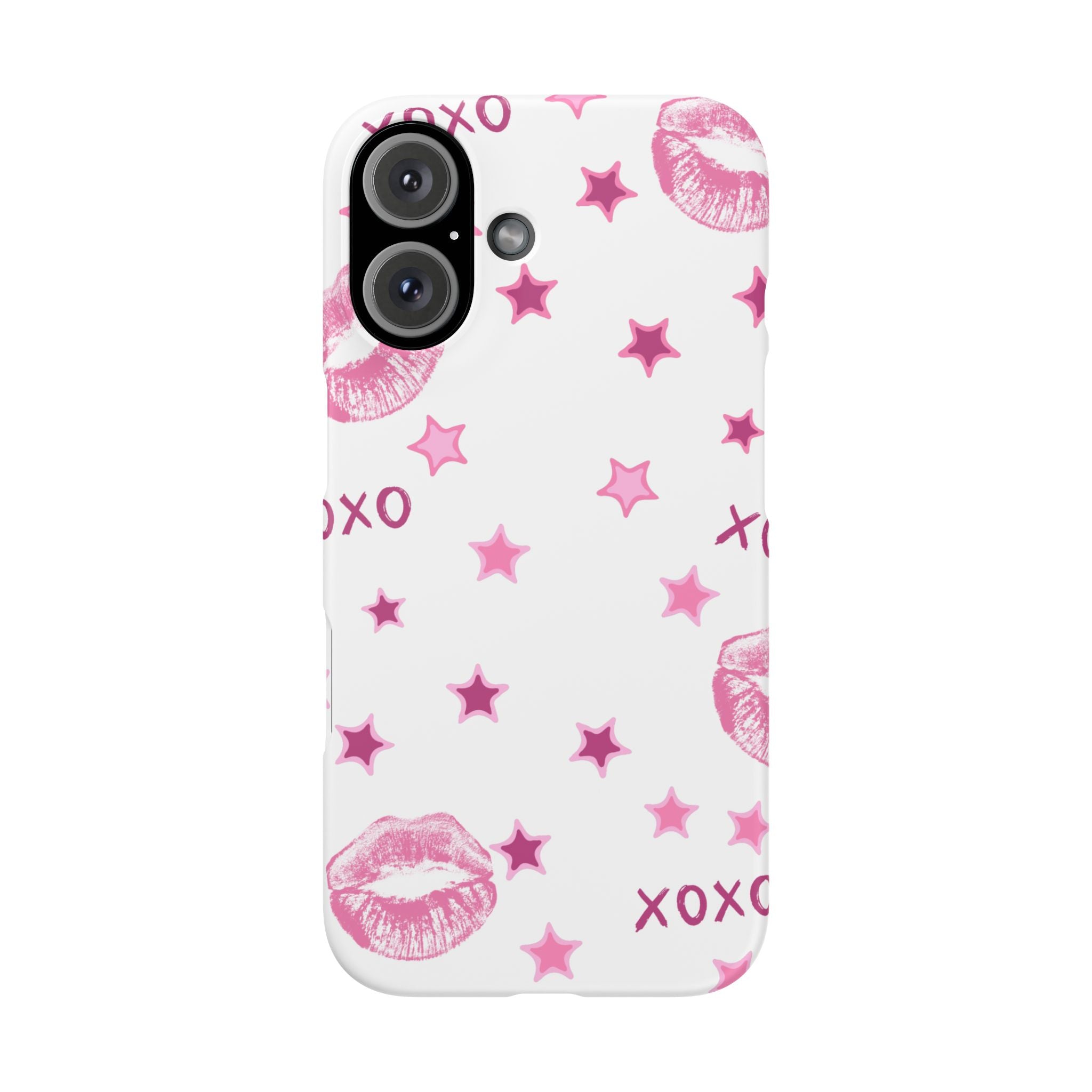 Kisses & Stars Snap Phone Case 💋