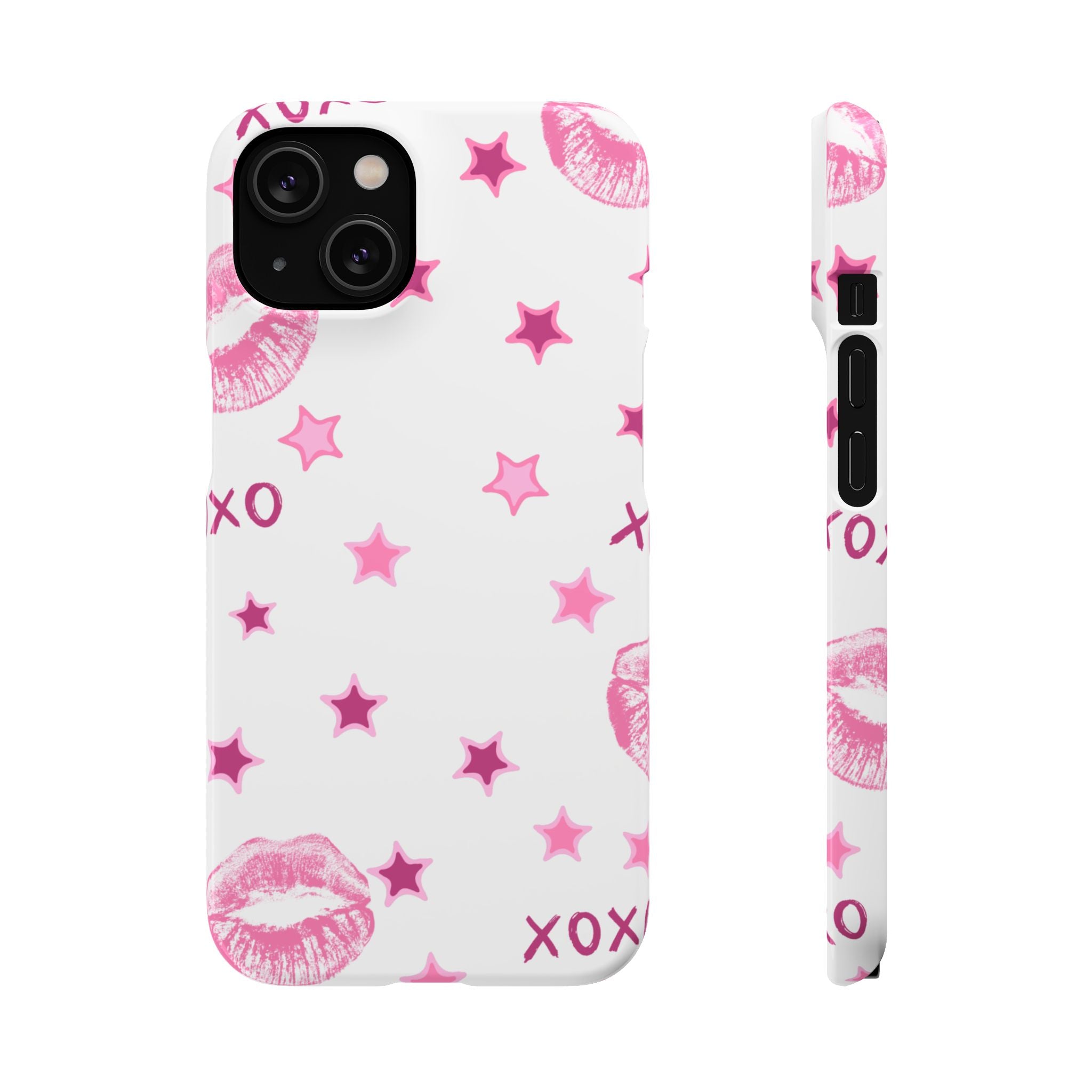 Kisses & Stars Snap Phone Case 💋