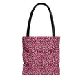 Pink Leopard Print Tote Bag — All-Over-Print Fashion Shopper