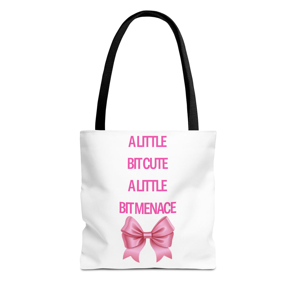 A little bit cute, a little bit menace tote 🎀