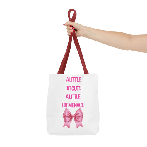 A little bit cute, a little bit menace tote 🎀